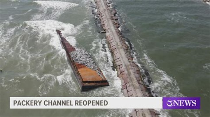 How deep is packery channel?