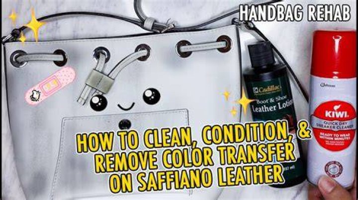 How to clean saffiano leather?