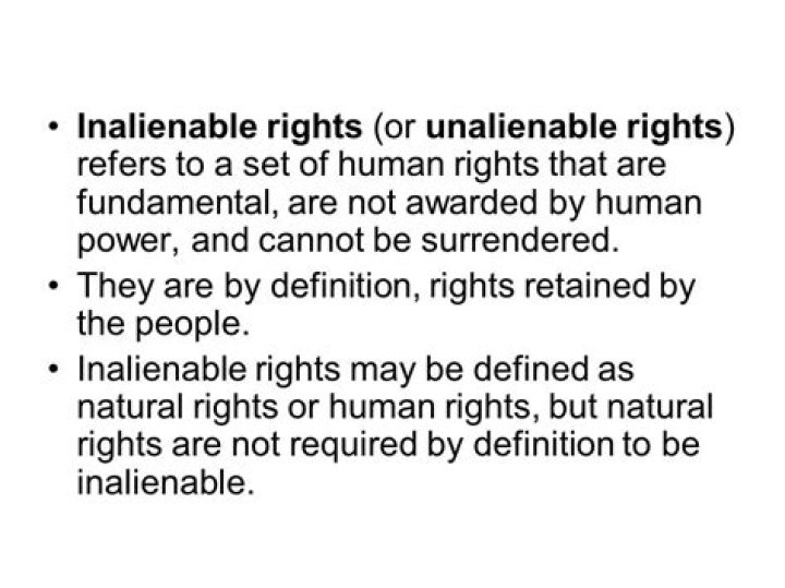 In inalienable rights meaning?