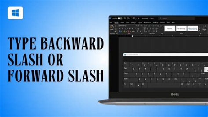 Is backslash a special character?