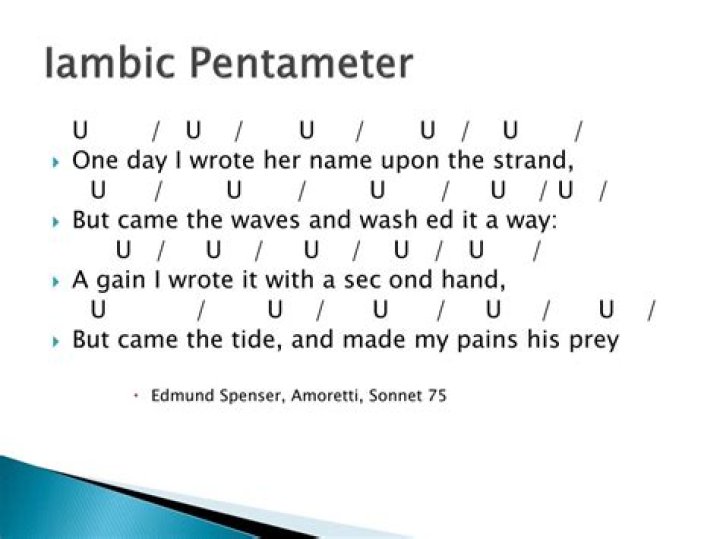 Why is iambic pentameter used?